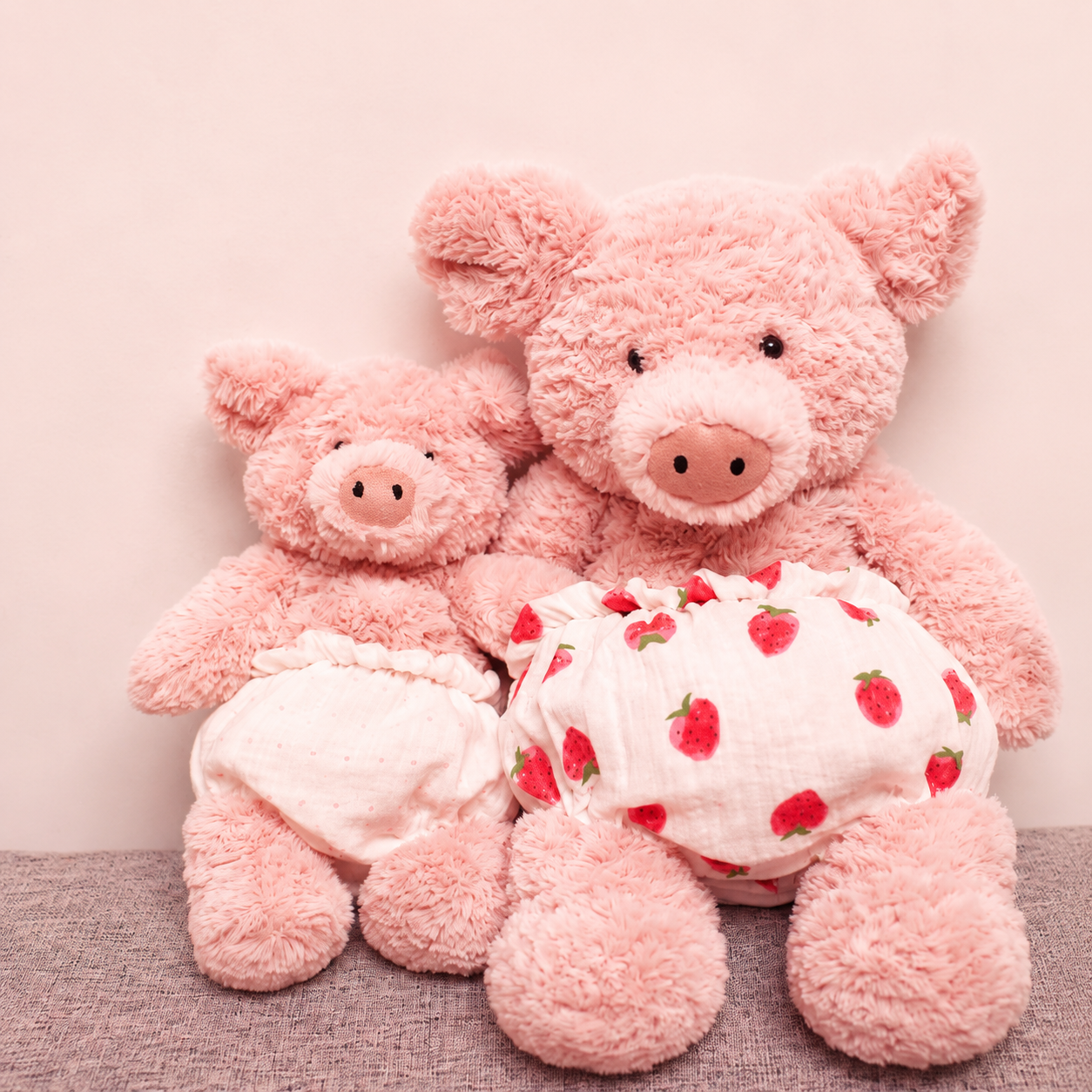 Cute Bear & Pig Plush Underwear Bloomers – Handmade Shorts for Teddy Bear & Stuffed Animals (Clothes Only)