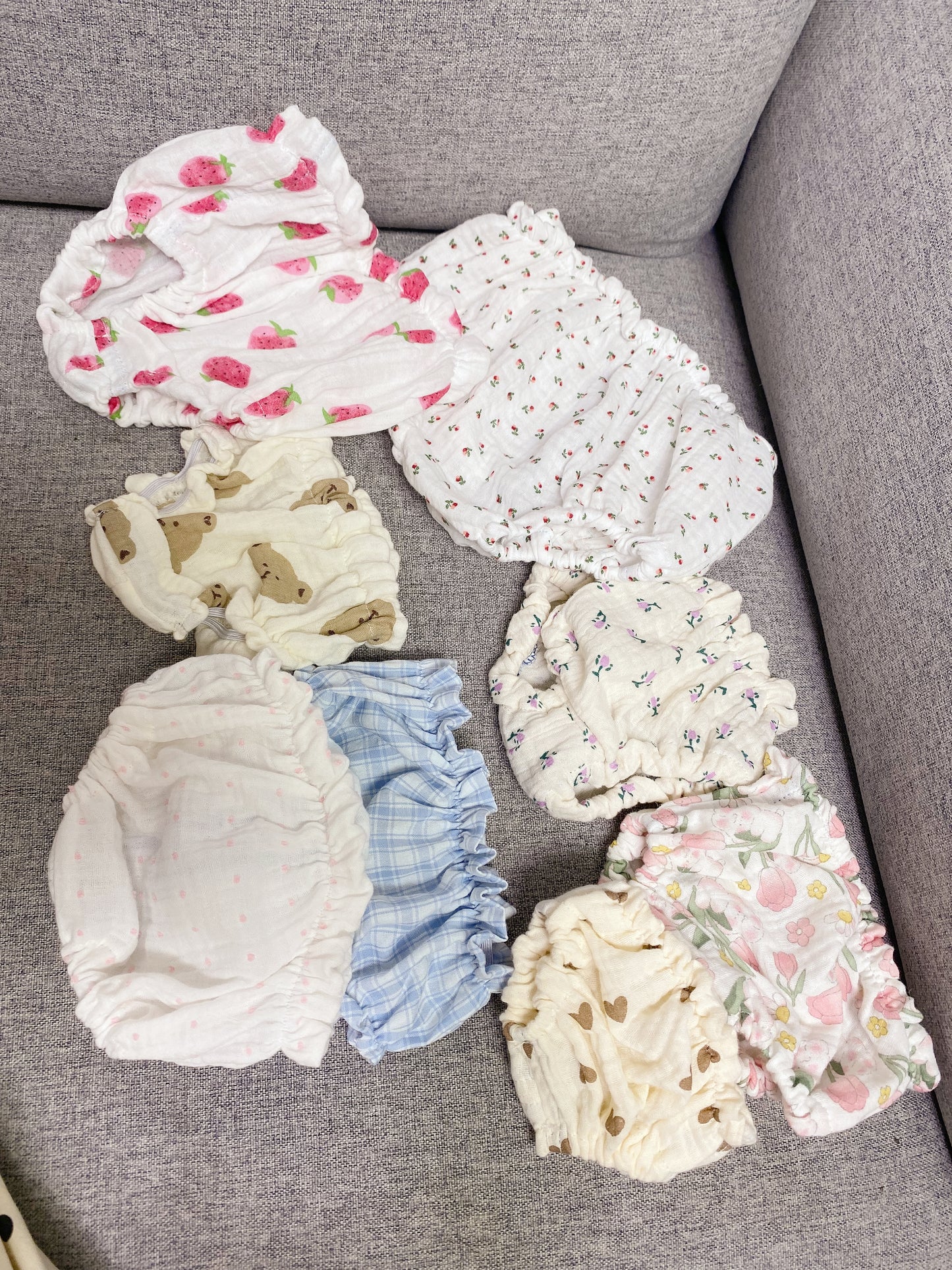 Cute Bear & Pig Plush Underwear Bloomers – Handmade Shorts for Teddy Bear & Stuffed Animals (Clothes Only)