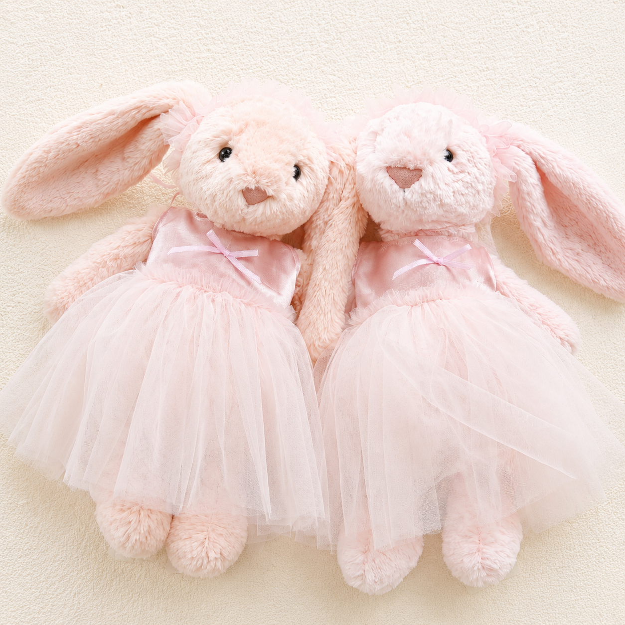 Handmade Bunny Tutu Dress Outfit for Plush Rabbit – Cute Princess Doll Clothes (Clothes Only)